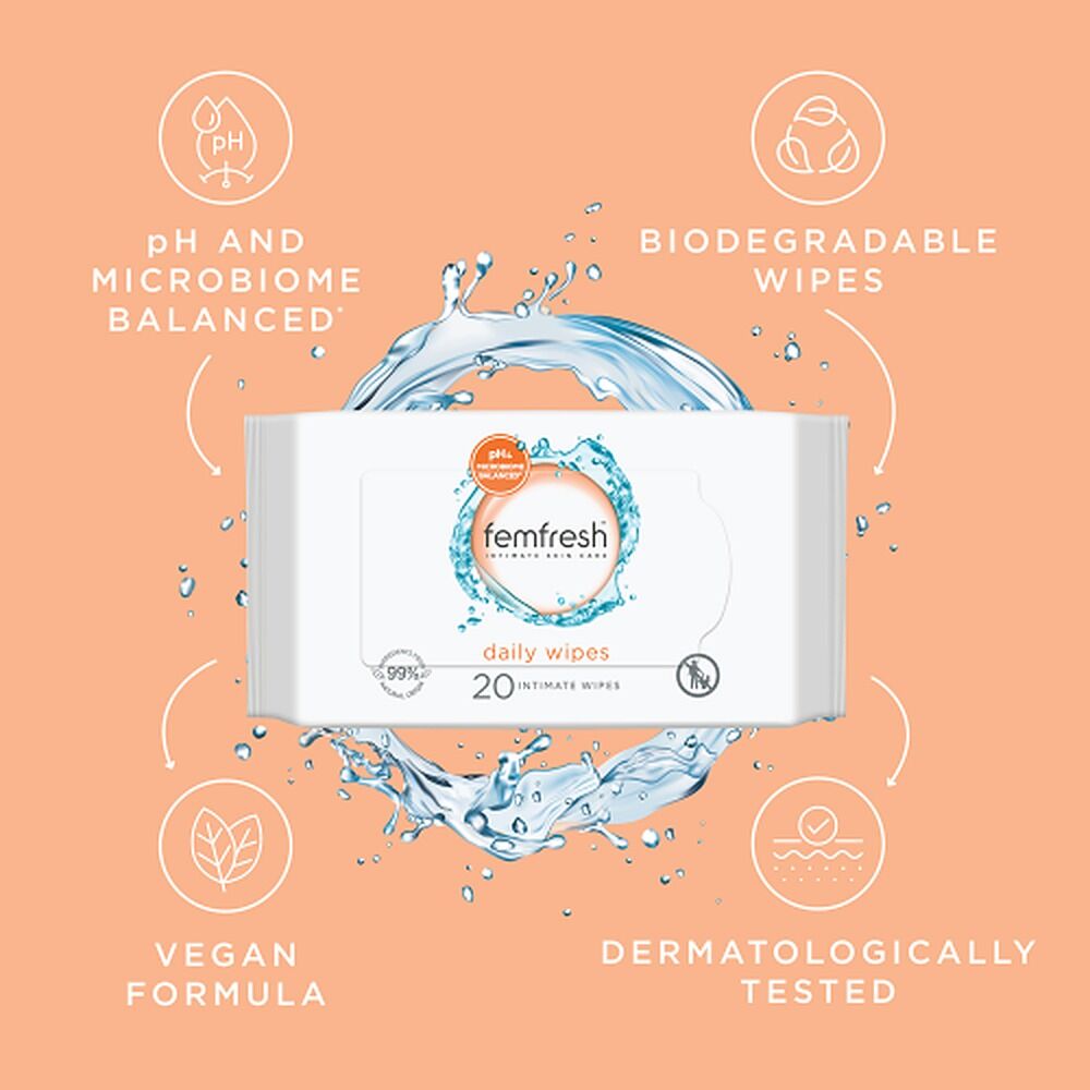 Femfresh Daily Intimate Wipes 20 Pack