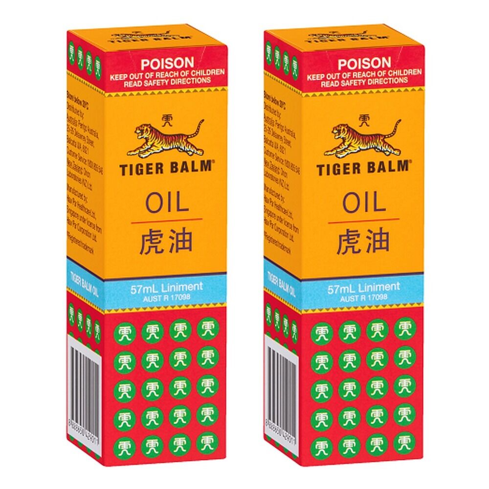 Tiger Balm Oil Liniment 57mL Pack of 2