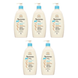 Aveeno Baby Daily Moisture Lotion 532mL Pack of 5