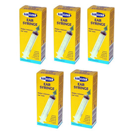 Ear Clear Ear Wax Removal Syringe Pack of 5