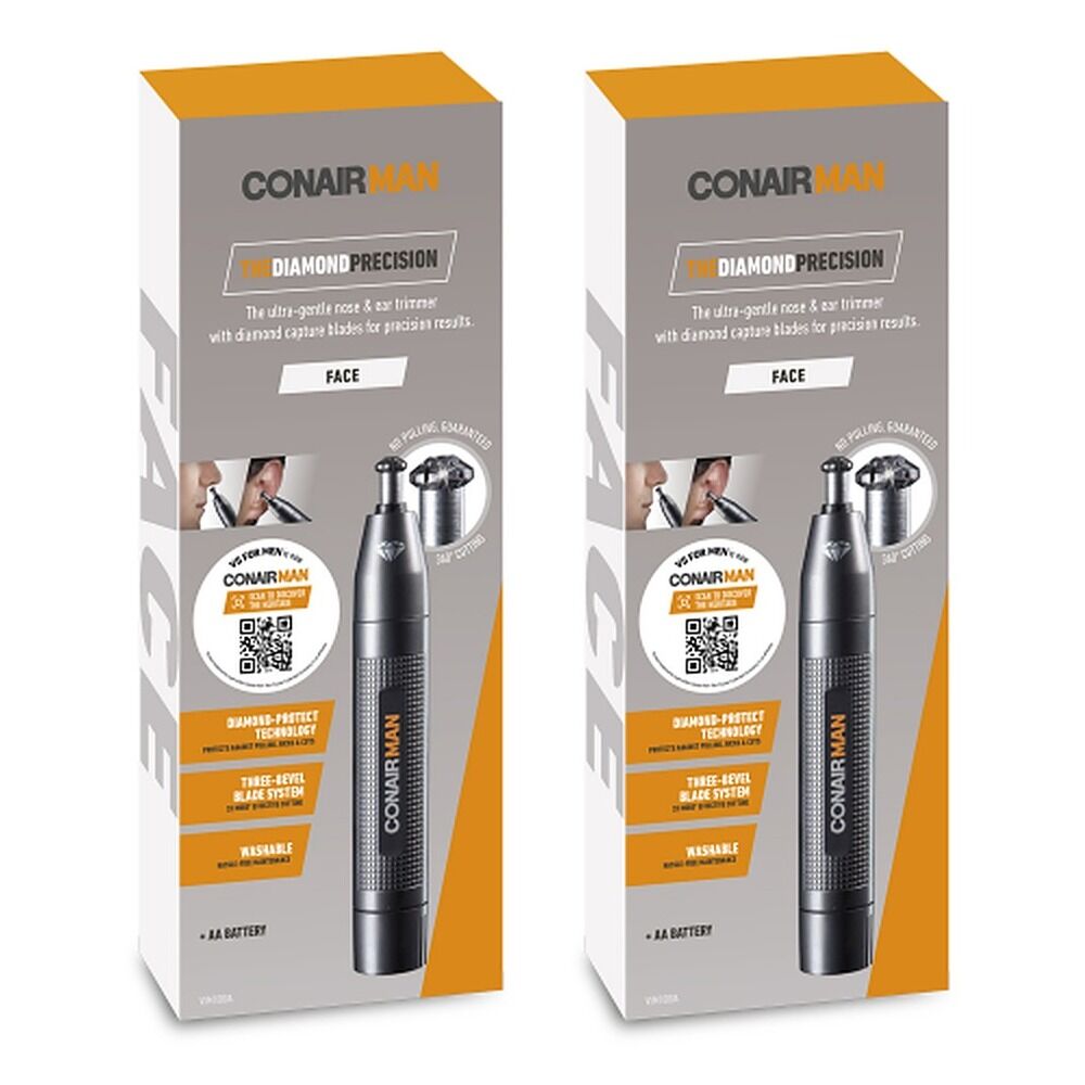 Conair Man The Diamond Precision Nose & Ear Trimmer Pack of 2