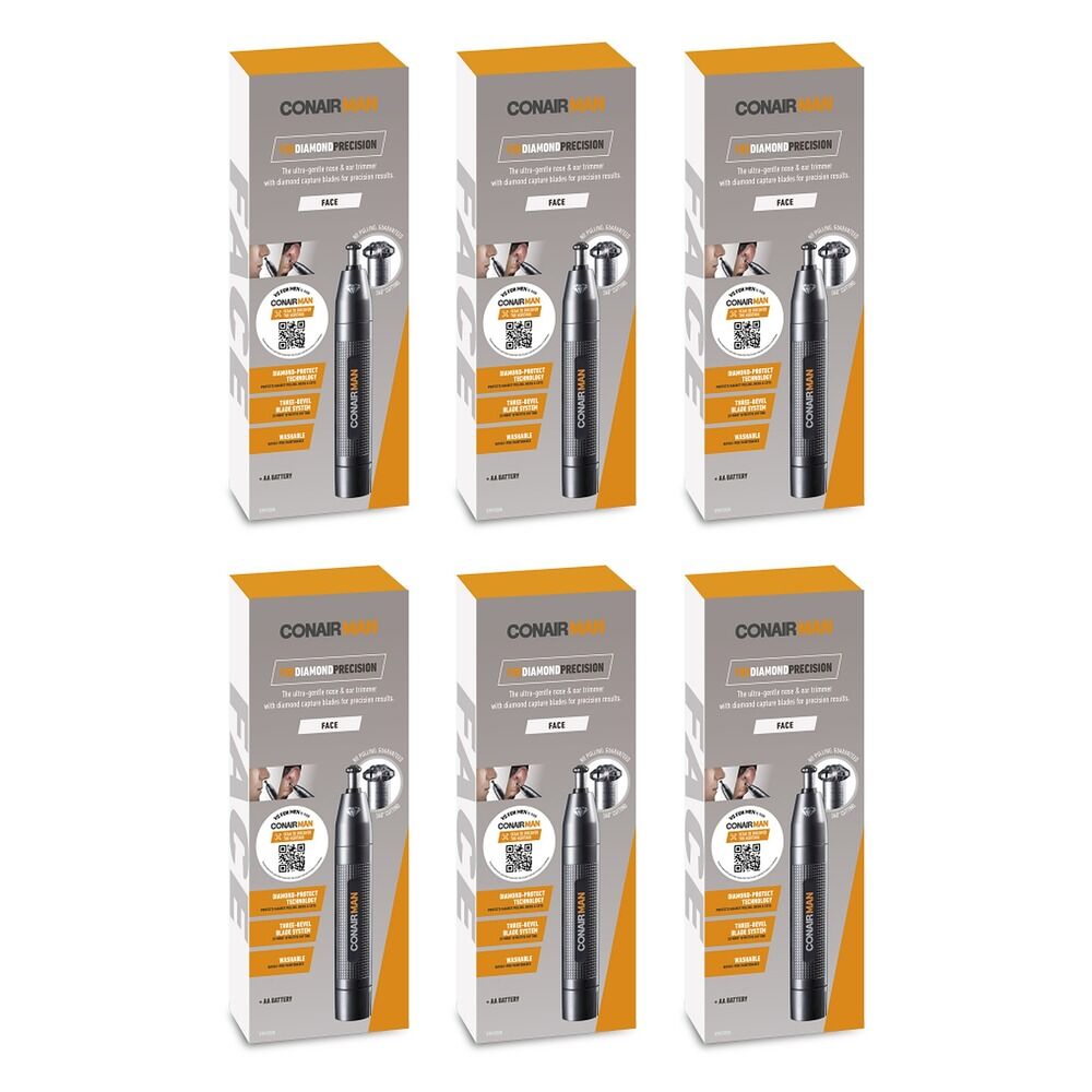 Conair Man The Diamond Precision Nose & Ear Trimmer Pack of 6