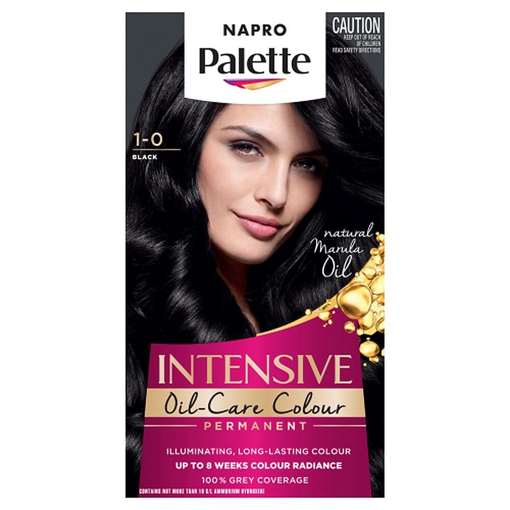 Napro Palette Permanent Creme Colour 1-0 Black x 3