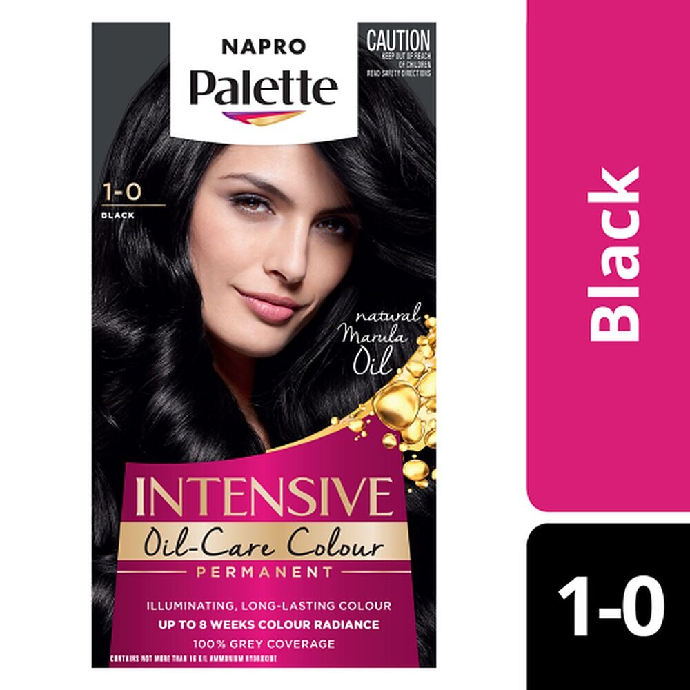 Napro Palette Permanent Creme Colour 1-0 Black x 3