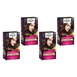 Napro Palette 3-65 Chocolate Brown Permanent Hair Colour x 3 Bundle of 4