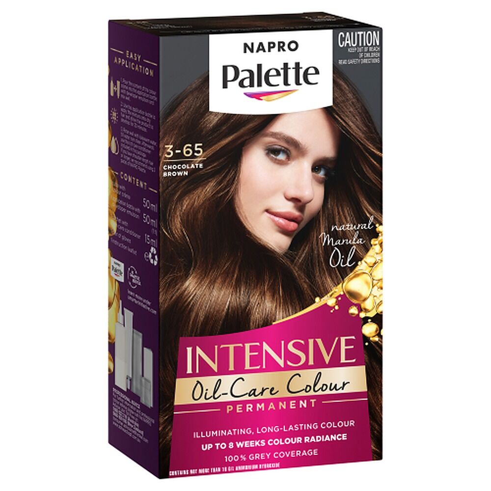 Napro Palette 3-65 Chocolate Brown Permanent Hair Colour x 3