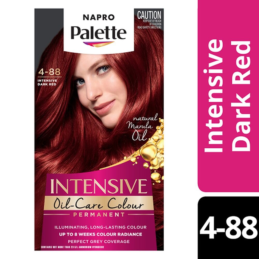 Napro Palette Permanent Creme Colour 4-88 Dark Red x 3