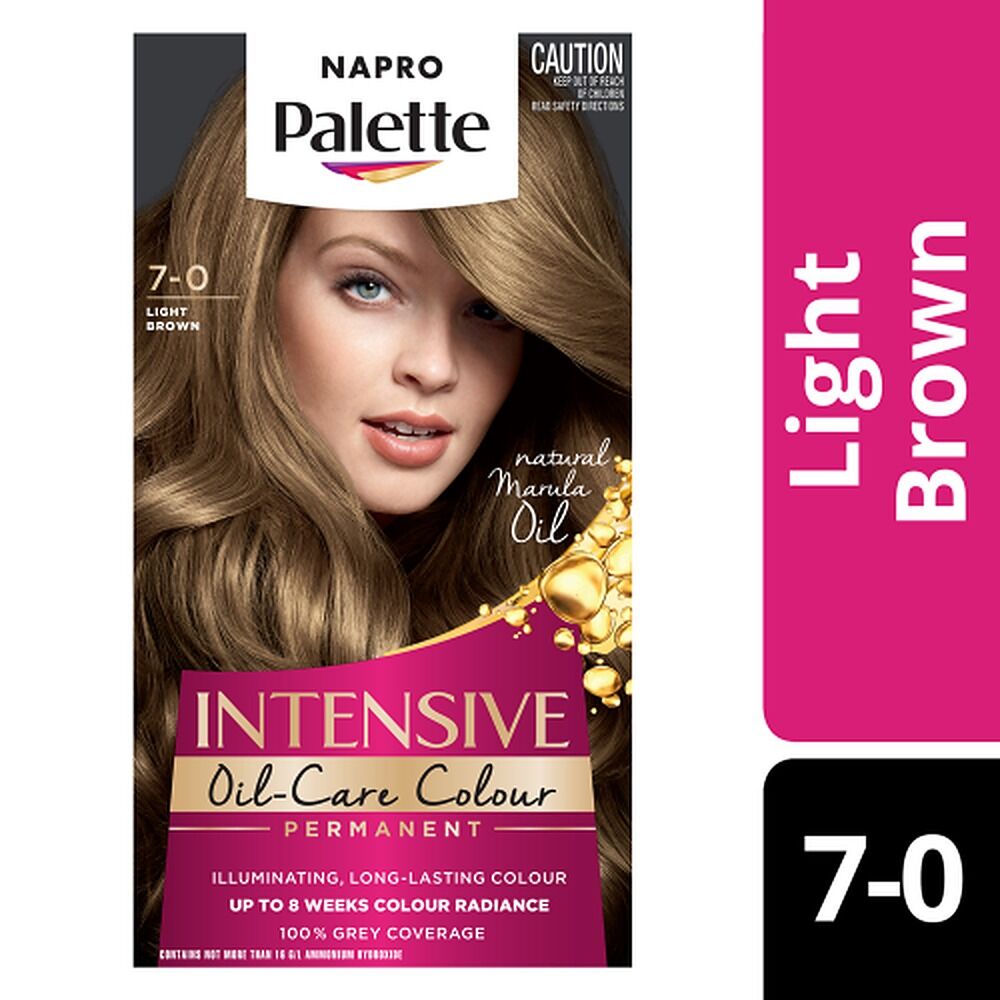 Napro Palette Permanent Hair Colour 7-0 Light Brown x 3
