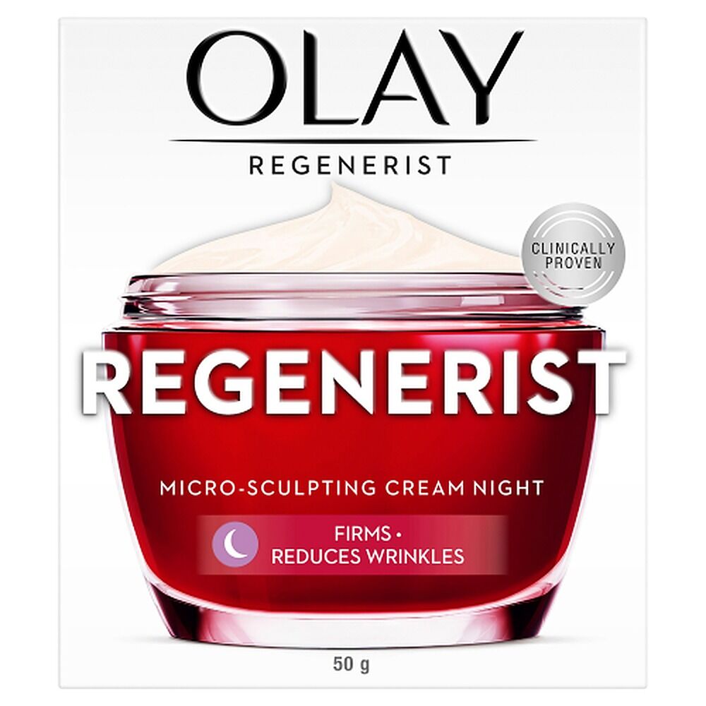 Olay Regenerist Micro-Sculpting Night Face Cream Moisturiser 50g