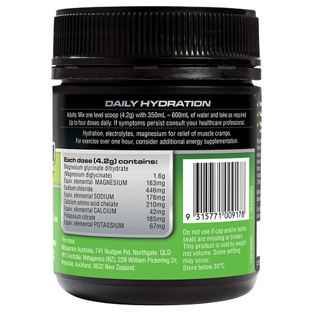 Endura Low Carb Hydration Lemon Lime Powder 128g