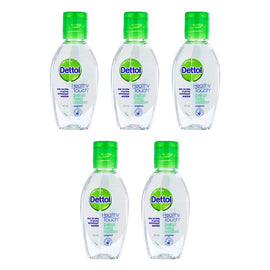 Dettol Healthy Touch Liquid Instant Hand Sanitiser 50mL Pack of 5