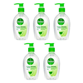 Dettol Healthy Touch Liquid Instant Hand Sanitiser 200mL Pack of 5