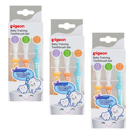 Pigeon Training Toothbrush 3 Piece Set Pack of 3