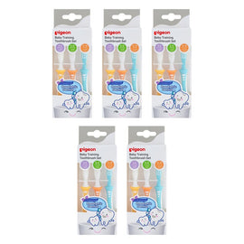 Pigeon Training Toothbrush 3 Piece Set Pack of 5