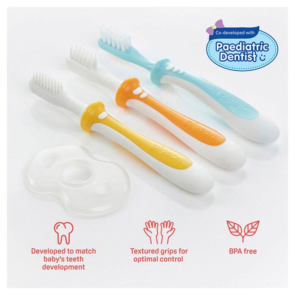 Pigeon Training Toothbrush 3 Piece Set