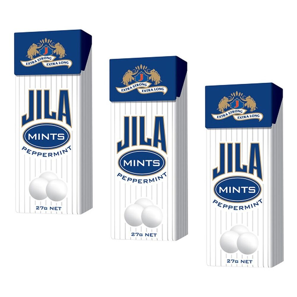 JILA Peppermint Mints 27g x 18 Bundle of 3