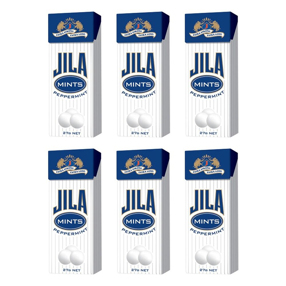 JILA Peppermint Mints 27g x 18 Bundle of 6