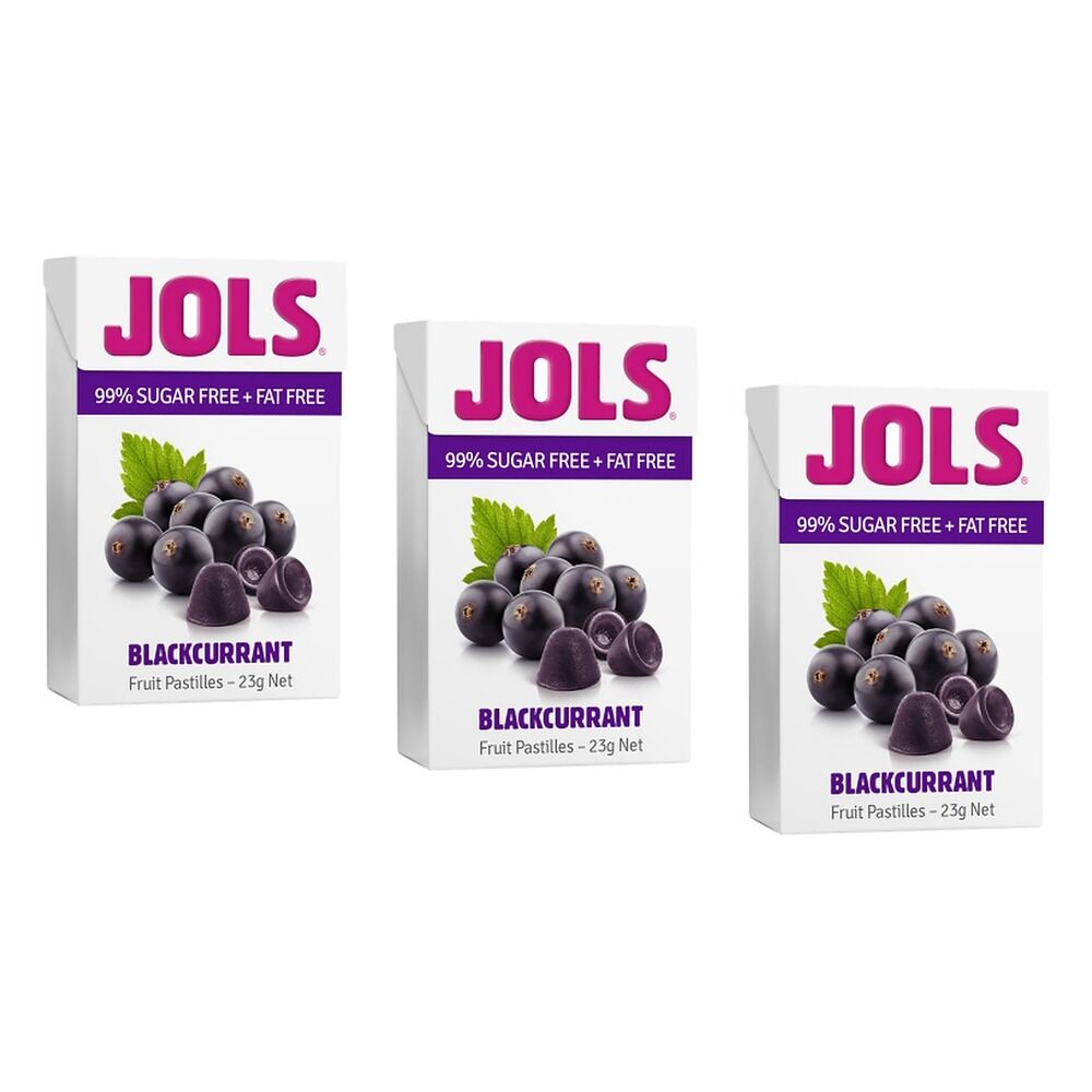 Jols Blackcurrant 23g x 18 Bundle of 3