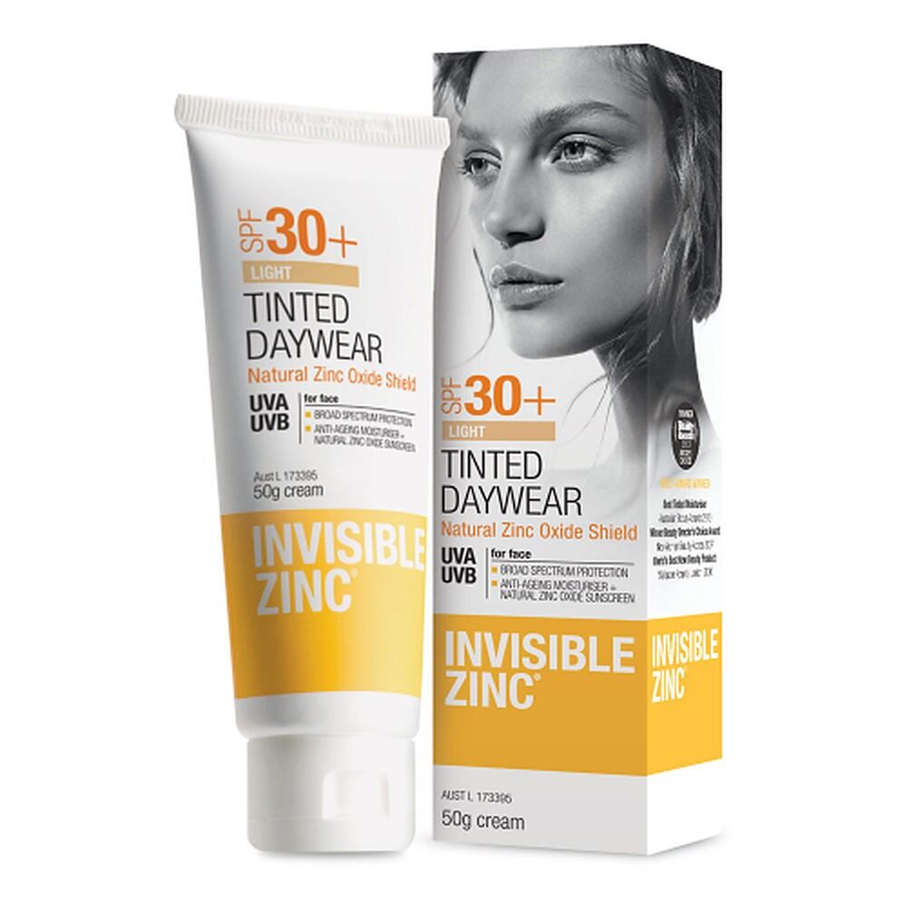 Invisible Zinc Tinted Daywear SPF30+ Light 50g