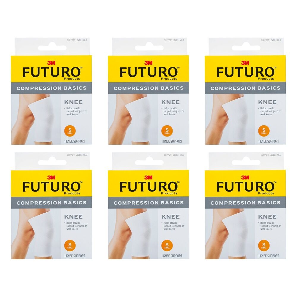 Futuro Compression Basics Knee Support Small Pack of 6