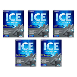 Ice Cold Patches 4 Pack Bundle of 5
