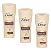 Dove Summerglow Gradual Self Tan Body Lotion, Medium to Dark, 400mL Pack of 3