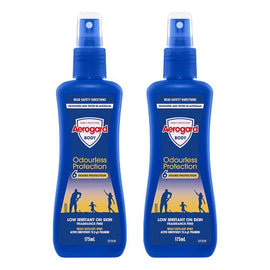 Aerogard Odourless Protection Insect Repellent Pump Spray 175mL Pack of 2