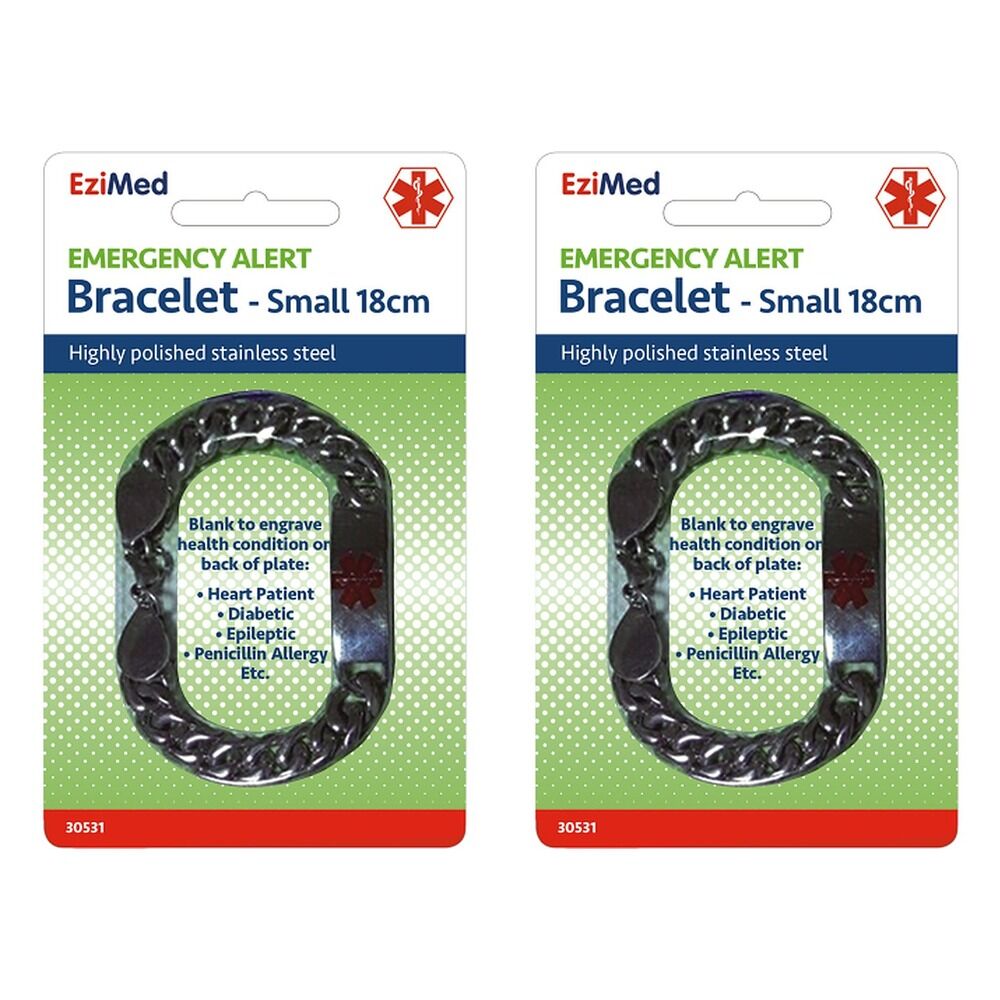 EziMed Medical ID Bracelet Small Pack of 2