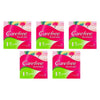Carefree Breathable Liners with Aloe 48 Pack x 4 Bundle of 5
