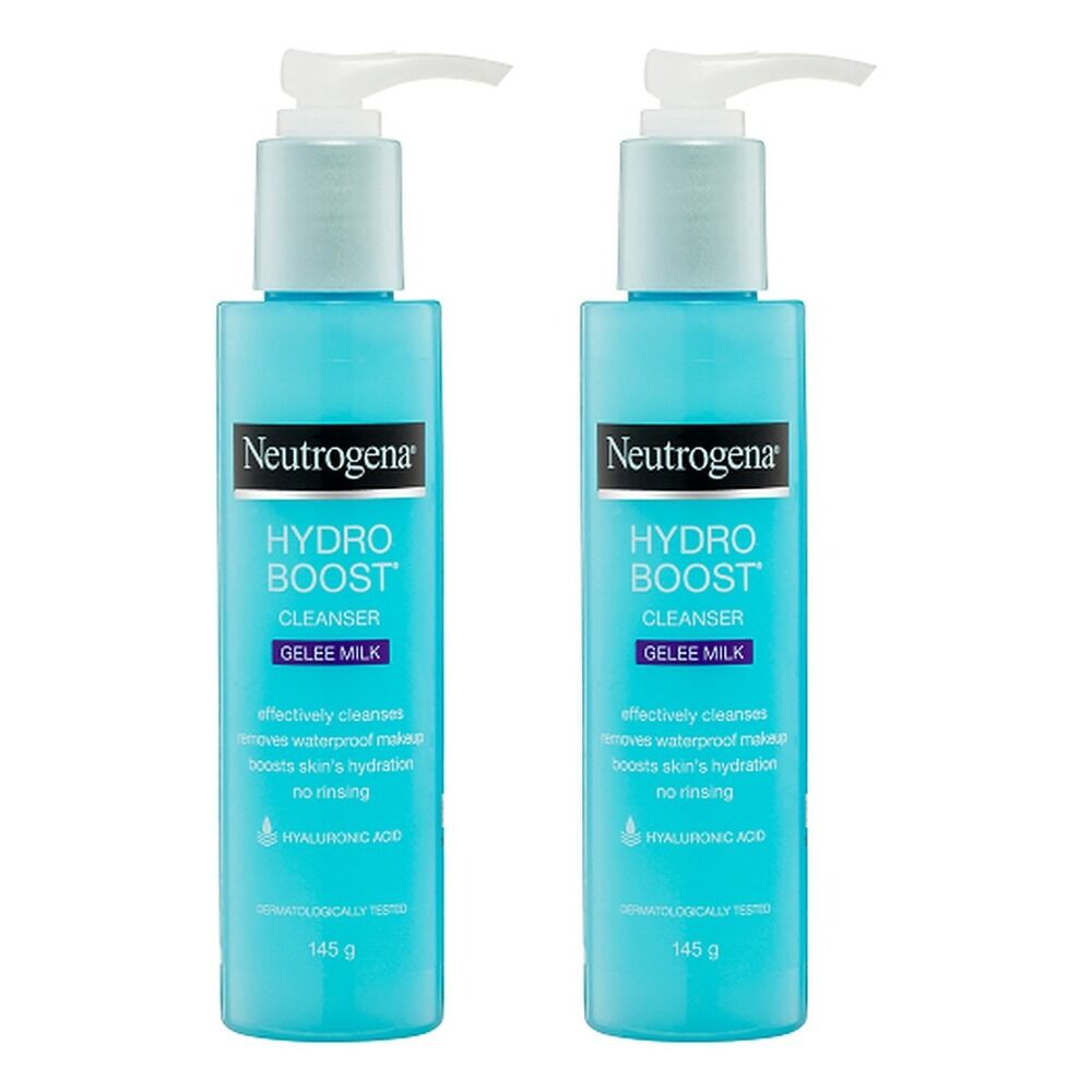 Neutrogena Hydro Boost Cleanser Gelee Milk 145g Pack of 2