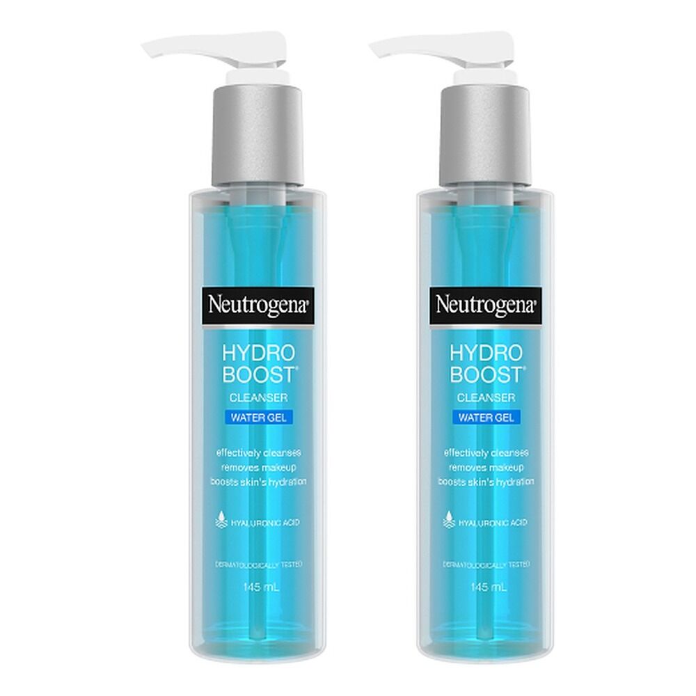 Neutrogena Hydro Boost Cleanser Water Gel 145mL Pack of 2