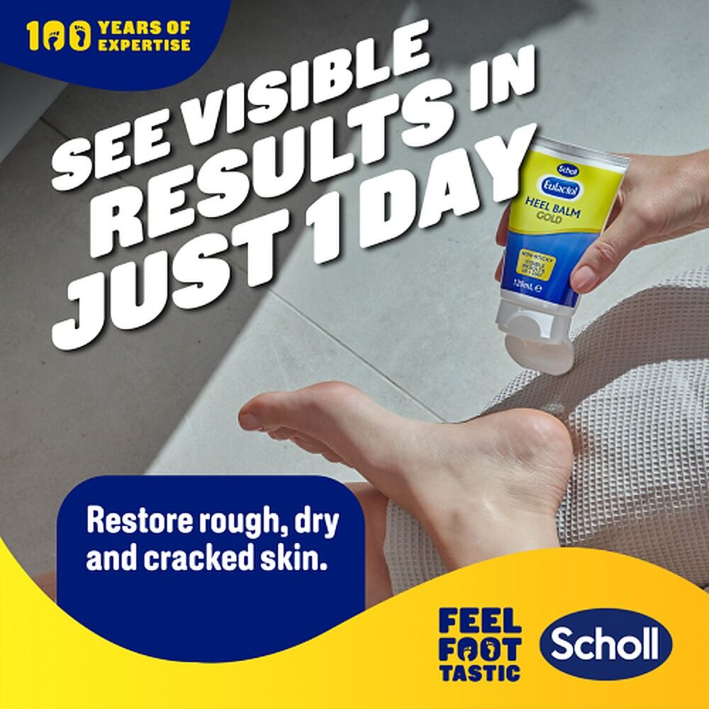 Scholl Eulactol Heel Balm Gold 120mL