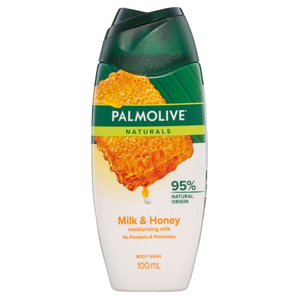 Palmolive Naturals Body Wash Milk & Honey Extracts 100mL x 6