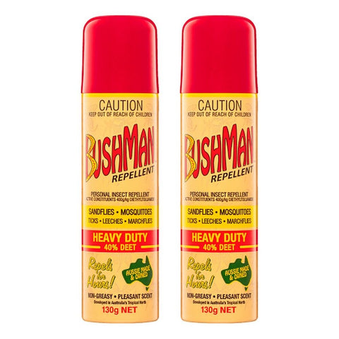 Bushman Aerosol Insect Repellent 130 g Pack of 2