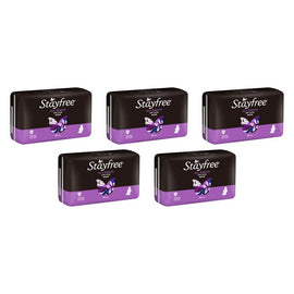 Stayfree All Nights Pads with Wings 10 Pack Bundle of 5