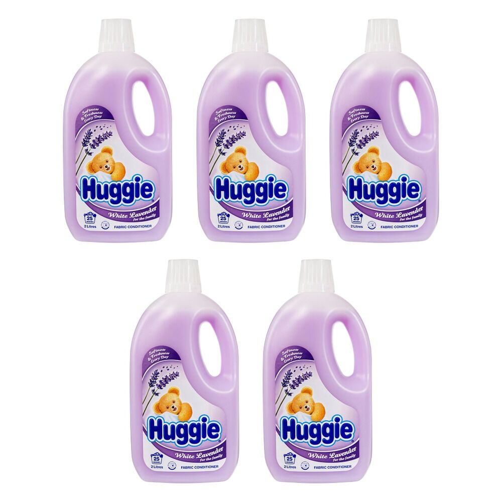 Huggies White Lavender Fabric Conditioner 2L x 6 Bundle of 5