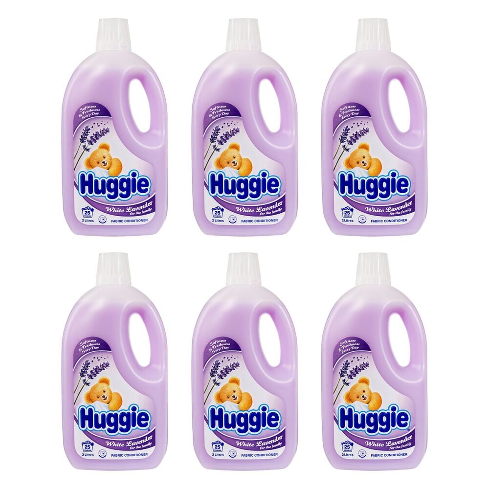 Huggies White Lavender Fabric Conditioner 2L x 6 Bundle of 6