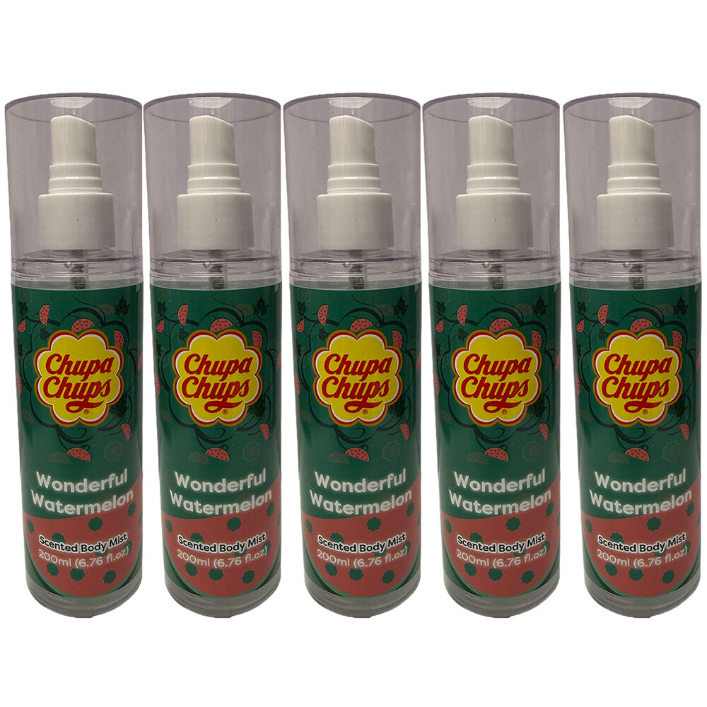 Chupa Chups Watermelon Body Mist 5 Pack 1000ml Fragrance Spray