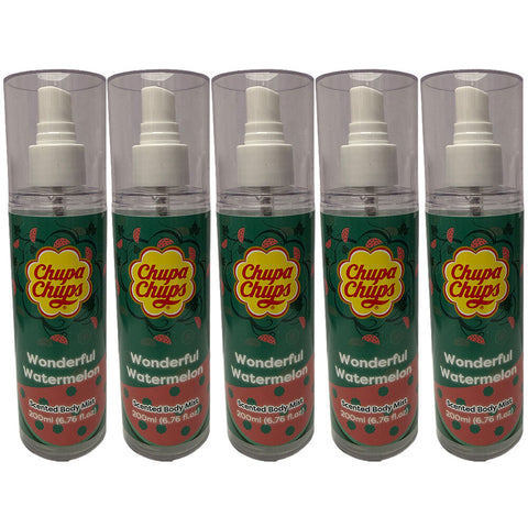 Chupa Chups Watermelon Body Mist 5 Pack 1000ml Fragrance Spray