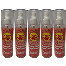 Chupa Chups Strawberry & Cream Body Mist 5 Pack 1000ml Spray