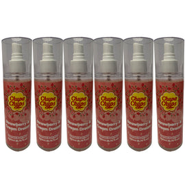 Chupa Chups Strawberry & Cream Body Mist 6 Pack 1200ml Spray