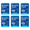 Breathe Right Nasal Strips Clear Large 30 Pack Bundle of 6