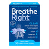 Breathe Right Nasal Strips Clear Large 30 Pack