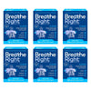 Breathe Right Nasal Strips Clear Regular 30 Pack Bundle of 6
