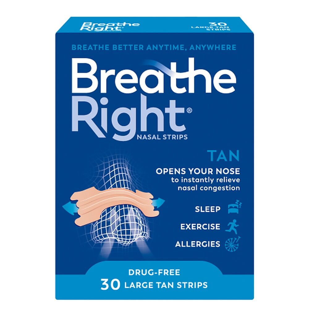Breathe Right Nasal Original Strips 30 Pack