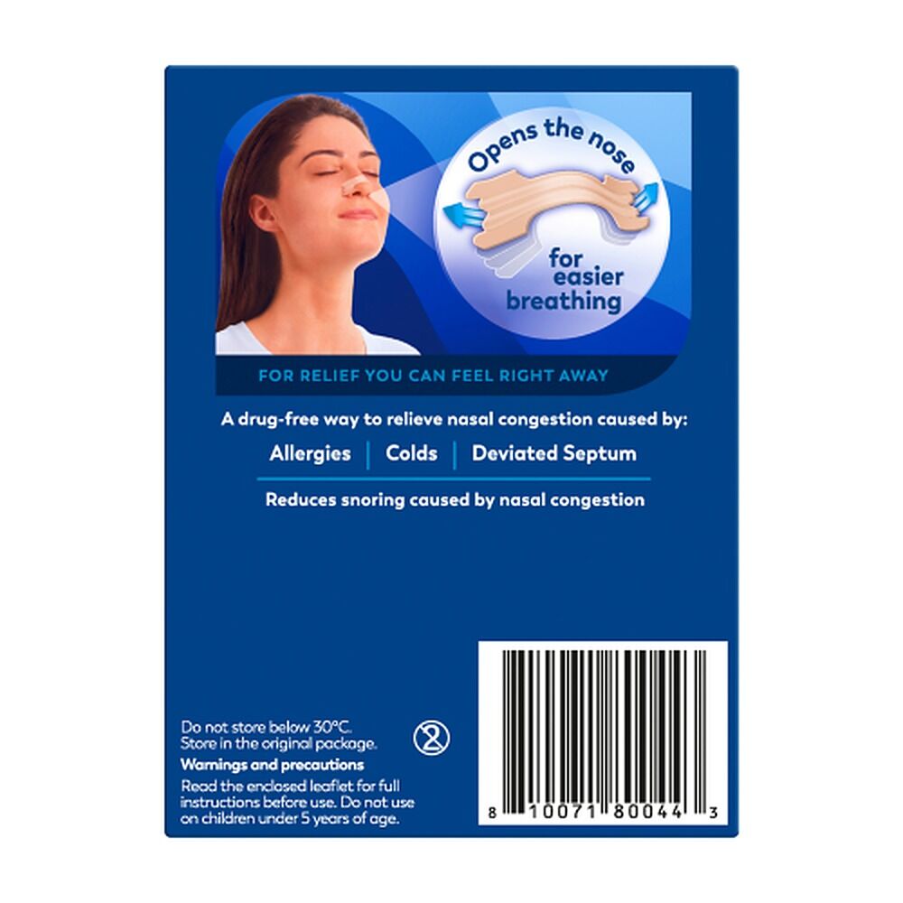 Breathe Right Nasal Original Strips 30 Pack