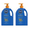Nivea Protect & Moisture Moisture Lock SPF50+ Sunscreen Lotion 1L Pack of 2