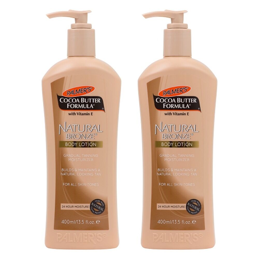 Palmer's Cocoa Butter Formula Natural Bronze Body Lotion 400mL Pack of 2