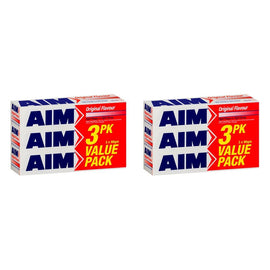 AIM Toothpaste Original Flavour 3 x 90g Pack of 2