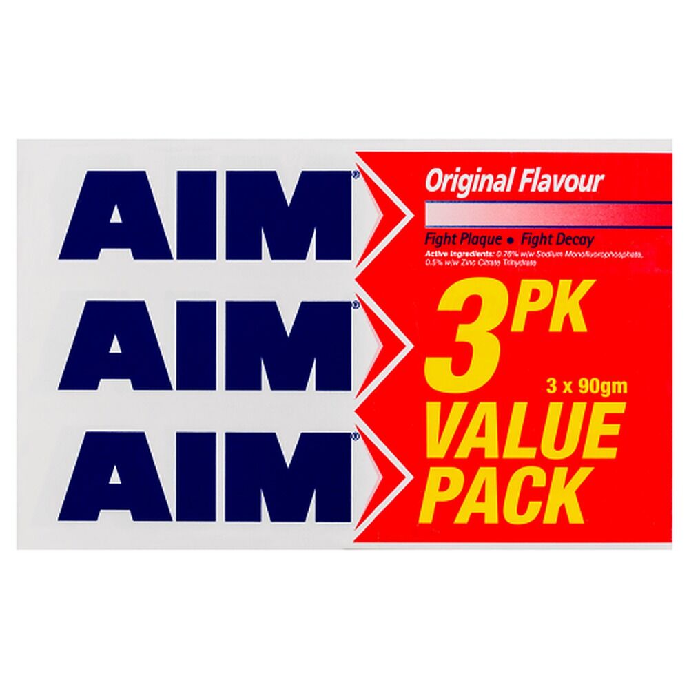 AIM Toothpaste Original Flavour 3 x 90g